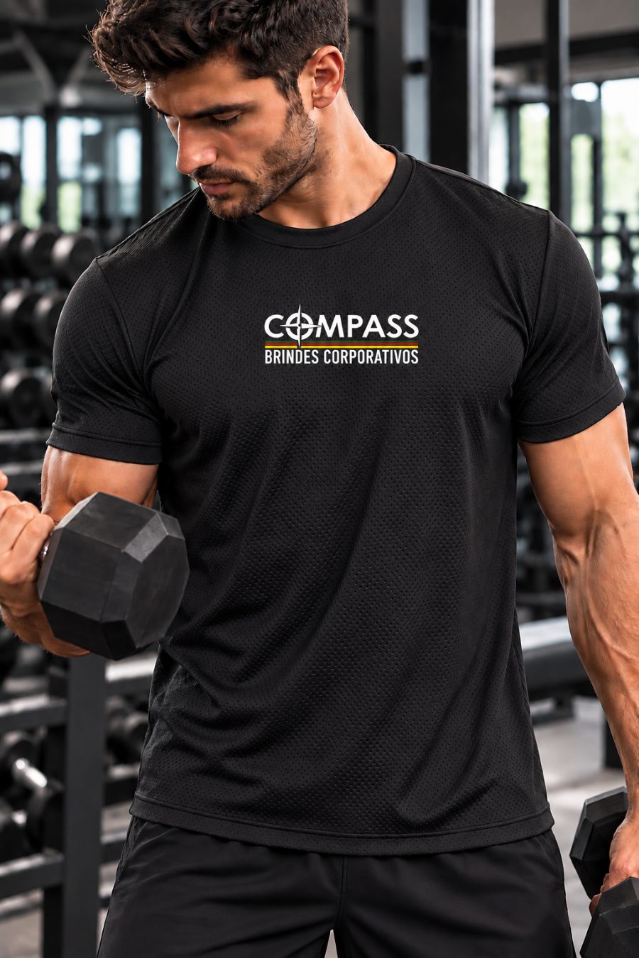 Camiseta Masculina Poliamida Premium
